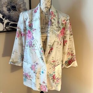 Vintage Floral Blazer
